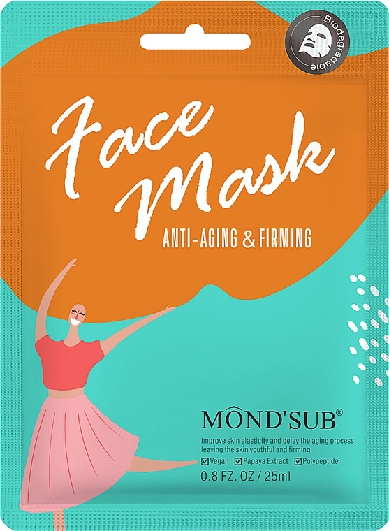 Anti-Ageing & Firming Face Mask - Mond'Sub Anti-Aging & Firming Face Mask — photo N1
