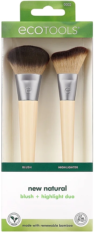 Makeup Brush Set - EcoTools Natural Blush & Highlight Duo — photo N2