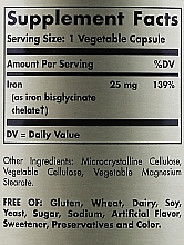 Dietary Supplement "Gentle Iron", 25 mg - Solgar Gentle Iron — photo N5