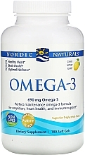 Dietary Supplement with Lemon Flavor "Omega-3" - Nordic Naturals Omega-3 Lemon — photo N3