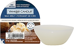 Fragrances, Perfumes, Cosmetics Aromatic Wax - Yankee Candle Wax Melt Coconut Rice Cream