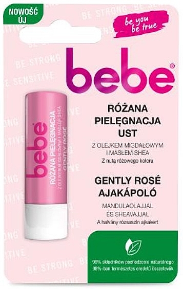 Pink Lip Balm with Almond Oil & Shea Butter - Johnson’s® Bebe Young Care Rose Lip Balm — photo N1