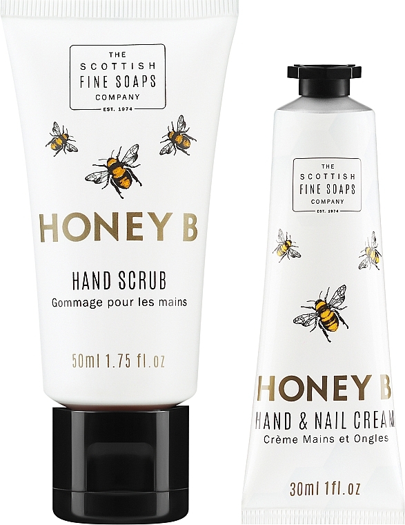 Set - Scottish Fine Soaps Honey B Hand Care Duo (scr/50ml + cr/30ml) — photo N8