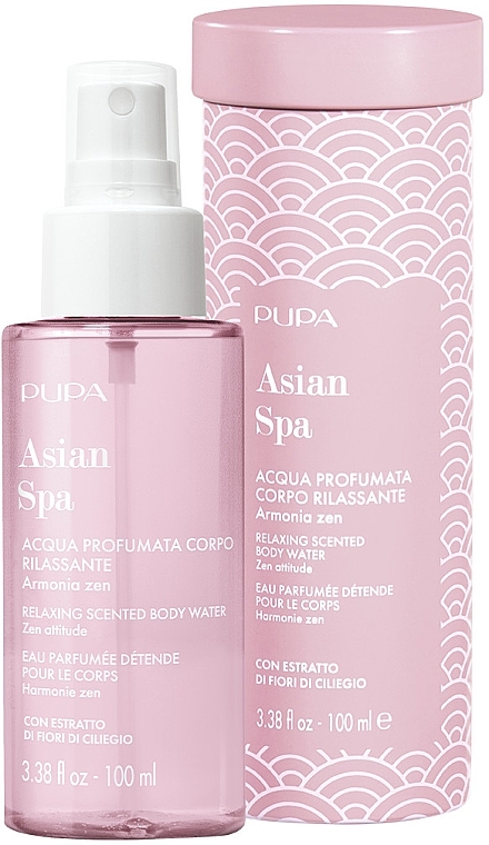 Set - Pupa Asian Spa Kit 2023 (scented/water/100 ml + box) — photo N1