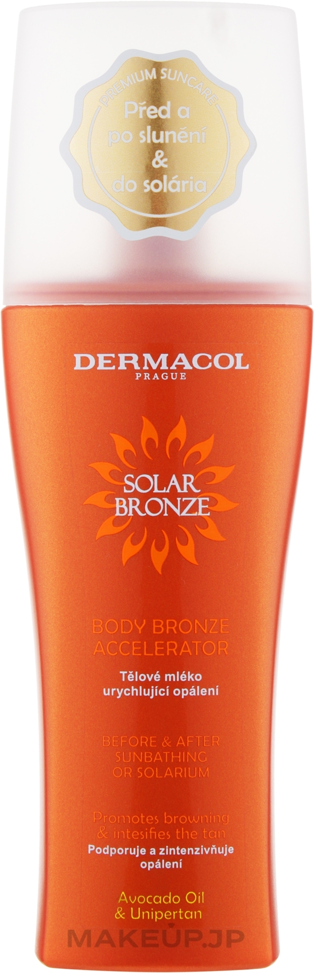 Tan Milk - Dermacol Solar Bronze Body Accelerator — photo 200 ml