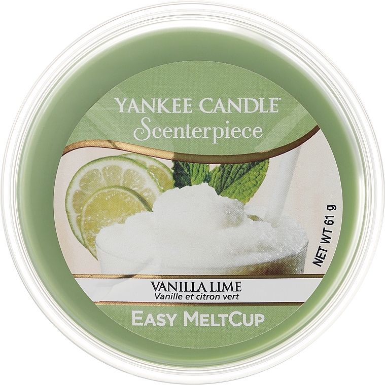 Scented Wax - Yankee Candle Vanilla Lime Scenterpiece Melt Cup — photo N4