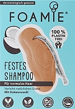 Solid Shampoo - Foamie Shake Your Coconuts Shampoo Bar — photo N1