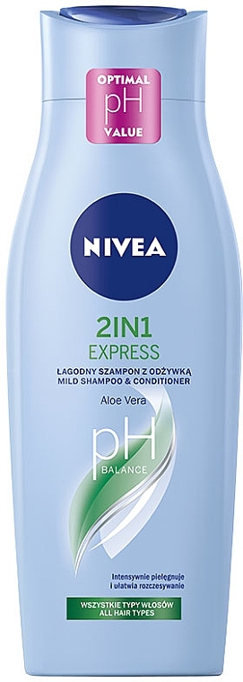 Shampoo-Conditioner 2in1 "Express-Care" - NIVEA Hair Care 2 in 1 Express Shampoo — photo N5