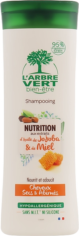 Nourishing Shampoo with Jojoba Oil & Honey - L'Arbre Vert Shampoo — photo N7