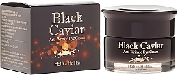 Fragrances, Perfumes, Cosmetics Anti-Aging Eye Cream with Black Caviar Extract - Holika Holika Black Caviar Anti Wrinkle Eye Cream