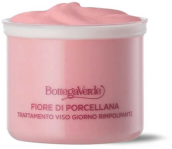 Day Face Cream - Bottega Verde Fiore Di Porcellana Plumping Day Face Treatment Refill — photo N1