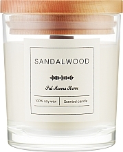 Fragrances, Perfumes, Cosmetics Scented Candle 'Sandalwood' - Feel Aroma Home Sandalwood Scented Candle