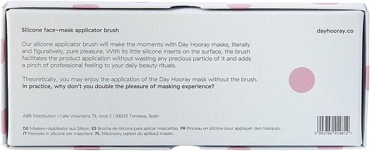 Mask Application Brush - Day Hooray Silicone Face-mask Applicator Brush — photo N3