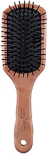 Fragrances, Perfumes, Cosmetics Massage Wood Hair Brush, 1604 - Lila Rossa Green Line