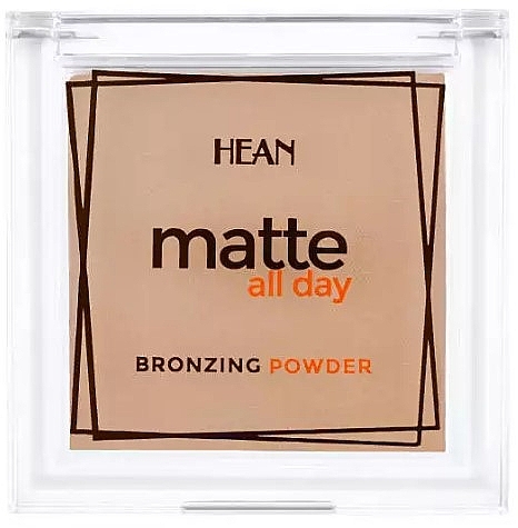 Matte Bronzer - Hean Matte All Day Bronzing Powder — photo N1