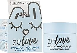 Moisturizing Gel for Face, Neck and Decollete - FlosLek ZeLove Moisturizing Marine Water Bomb 2in1 — photo N17