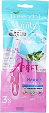 Fragrances, Perfumes, Cosmetics Disposable Shaving Razors, 3 pcs - Bielenda Vanity Soft Expert