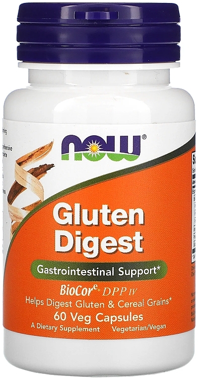 Gluten Capsules - Now Foods Gluten Digest — photo N1