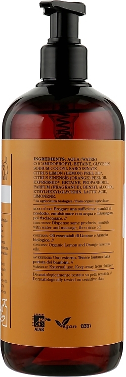 Citrus Liquid Soap - Bioearth Family Citrus Soap — photo N2