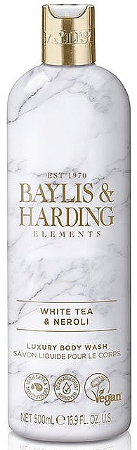 Shower Gel "White Tea & Neroli" - Baylis & Harding Elements White Tea & Neroli Luxury Body Wash — photo N1