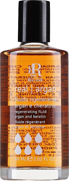 Restructuring Fluid with Argan Oil & Keratin - RR Line Argan Star Fluid — photo N1