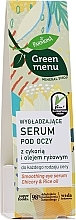 Smoothing Eye Serum with Chicory & Rice Oil - Farmona Green Menu — photo N2