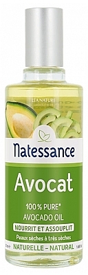 Organic Body Oil - Natessance Nourishing Oil Avocado — photo N3