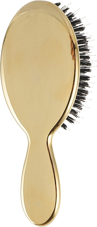 Small Massage Hair Brush, AUSP24M, golden - Janeke — photo N10