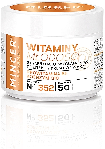 Face Cream 50+ - Mincer Pharma Witaminy № 352 — photo N1