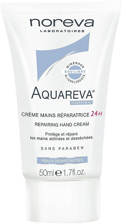 Regenerating Hand Cream - Noreva Aquareva 24H Repairing Hand Cream — photo N5
