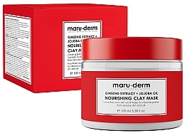 Fragrances, Perfumes, Cosmetics Maruderm Cosmetics Nourishing Clay Mask - Clay Mask with Ginseng Extract