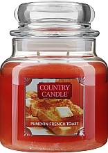 Fragrances, Perfumes, Cosmetics Scented Candle - Country Candle Pumpkin French Toast