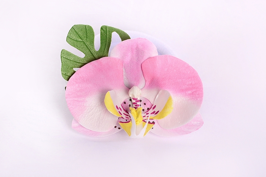 Pink Orchid Elastic Hair Band - Katya Snezhkova — photo N1