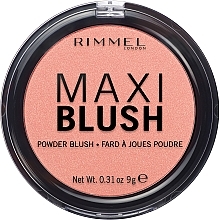 Fragrances, Perfumes, Cosmetics Face Blush - Rimmel London Maxi Blush Powder Blush