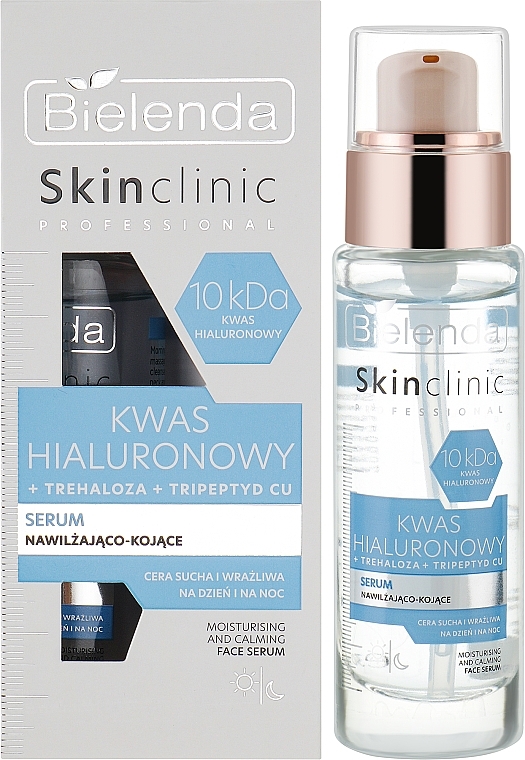 Moisturising & Soothing Face Serum - Bielenda Skin Clinic Professional Hyaluronic Acid — photo N2