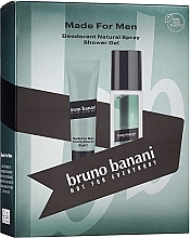 Fragrances, Perfumes, Cosmetics Bruno Banani Made For Men - Set (deo/75ml + sh/gel/50ml)