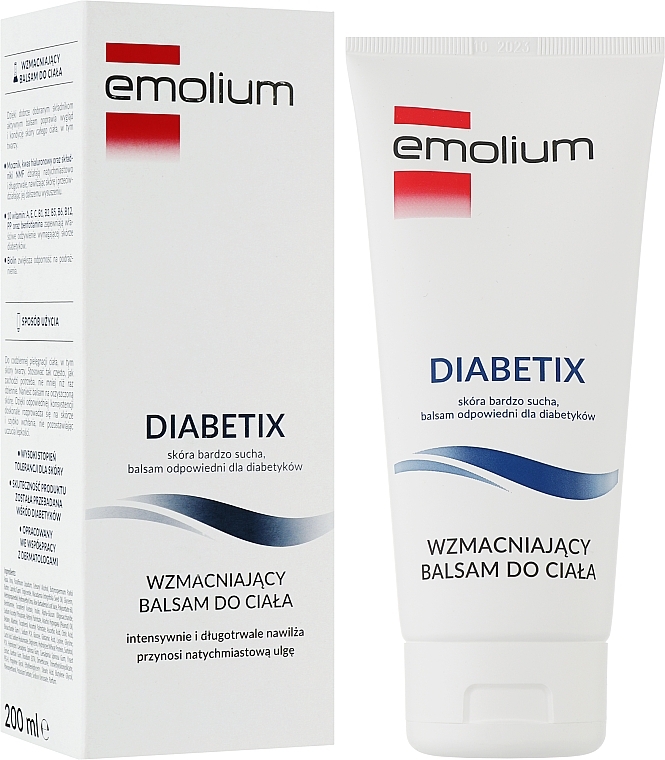 Firming Body Balm - Emolium Diabetix Strengthening Body Lotion — photo N2