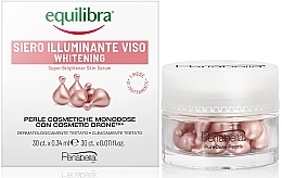 Fragrances, Perfumes, Cosmetics Brightening Face Powder, capsules - Equilibra Perlabella Super Brightener Skin Serum