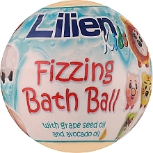 Baby Bath Bomb with Surprise - Lilien Fizzing Bath Ball — photo N1
