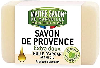 Argan Oil Soap - Maitre Savon De Marseille Savon De Provence Argan Oil Soap Bar — photo N1