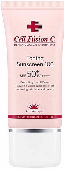 Toning Sunscreen 100 SPF50+ PA++++ - Cell Fusion C Toning Sunscreen 100 SPF50+ PA++++ — photo N1