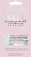 Fragrances, Perfumes, Cosmetics Soothing & Cooling Face Mask with Prebiotics - Bielenda Skin Restart Sensory Soothing & Cooling Prebiotic Mask (sample)