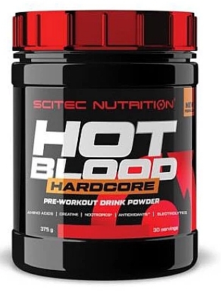 Pre-Workout Complex - Scitec Nutrition Hot Blood Hardcore Pink Lemonade — photo N2