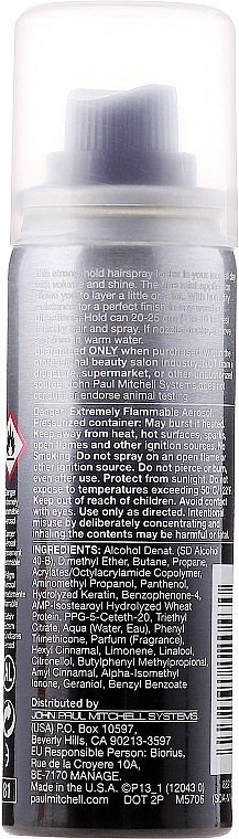 Dry Stay Strong Hold Hair Spray - Paul Mitchell Express Dry Stay Strong Hairspray — photo N2