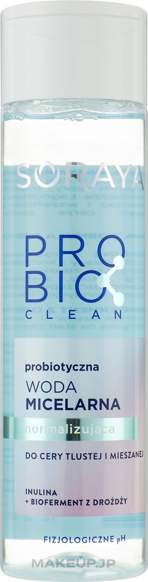 Probiotic Normalizing Micellar Water for Cleansing and Makeup Removal - Soraya Probio Clean — photo 250 ml