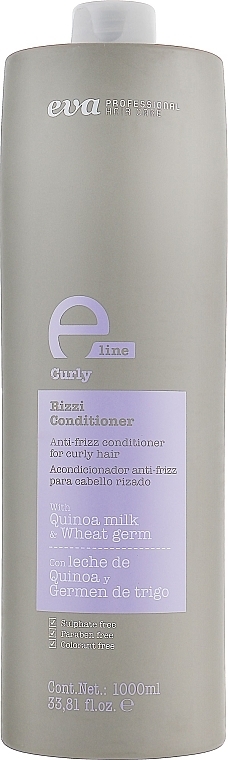 Smoothing Conditioner for All Hair Types - Eva Professional E-line Curly Conditioner — photo N1