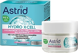 Fragrances, Perfumes, Cosmetics Moisturizing & Soothing Face Cream - Astrid Hydro X-Cell Moisturizing & Soothing Cream Fragrance Free