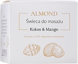 Coconut & Mango Massage Candle - Almond Cosmetics Coconut & Mango Massage Candle — photo N2