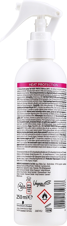 Heat Protection 230C Hair Spray - Taft Heat Protection — photo N2