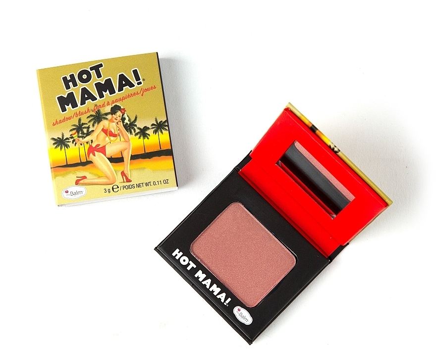 Shadow-Blush - theBalm Mamas Hot Mama Shadow/Blush (mini size) — photo N2